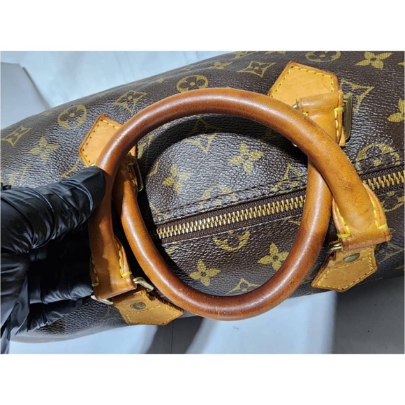 Authentic Louis Vuitton Speedy 35 Bag Brown - Picture 11 of 13